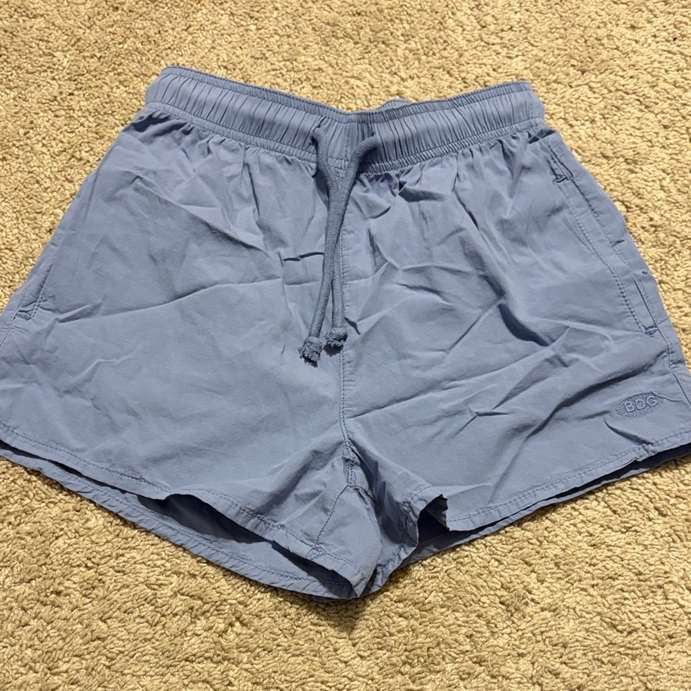 BDG Blue Drawstring Shorts XS